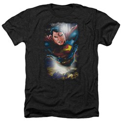 Superman - Mens In The Sky Heather T-Shirt