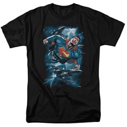 Superman - Mens Stormy Flight T-Shirt