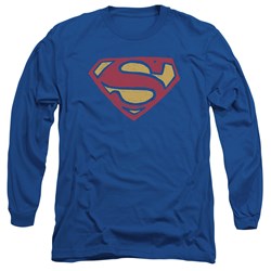Superman - Mens Super Rough Longsleeve T-Shirt