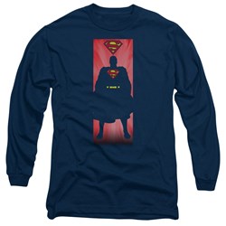 Superman - Mens Block Longsleeve T-Shirt