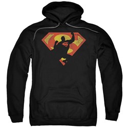 Superman - Mens S Shield Knockout Hoodie