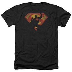 Superman - Mens S Shield Knockout Heather T-Shirt