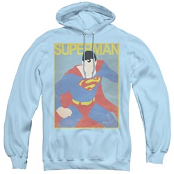Superman - Mens Simple Sm Poster Pullover Hoodie