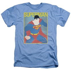 Superman - Mens Simple Sm Poster T-Shirt