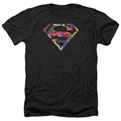 Superman - Mens Hawaiian Shield Heather T-Shirt