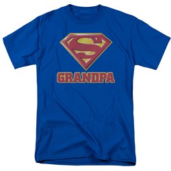 Superman - Mens Super Grandpa T-Shirt