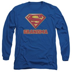 Superman - Mens Super Grandma Longsleeve T-Shirt