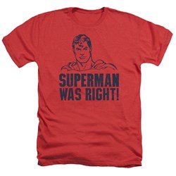 Superman - Mens Was Right T-Shirt