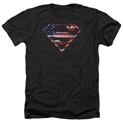 Superman - Mens Super Patriot Heather T-Shirt