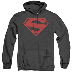 Superman - Mens 52 Red Block Hoodie