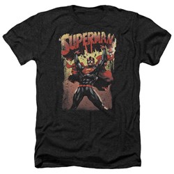 Superman - Mens Lift Up Heather T-Shirt
