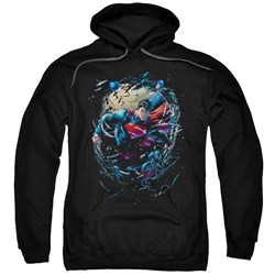 Superman - Mens Breaking Space Pullover Hoodie