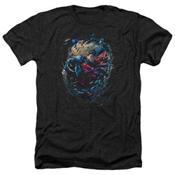 Superman - Mens Breaking Space Heather T-Shirt