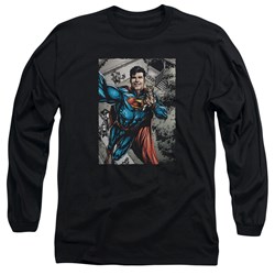Superman - Mens Super Selfie Long Sleeve T-Shirt