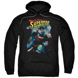 Superman - Mens Through The Rubble Pullover Hoodie