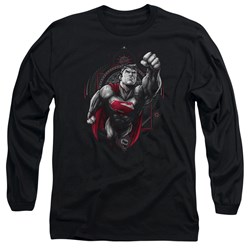 Superman - Mens Propaganda Superman Long Sleeve T-Shirt