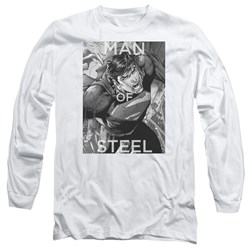 Superman - Mens Flight Of Steel Long Sleeve T-Shirt