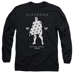 Superman - Mens Star Silhouette Long Sleeve T-Shirt