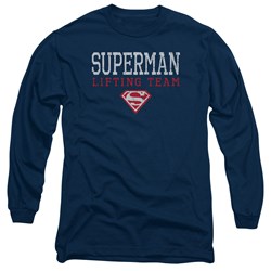 Superman - Mens Lifting Team Long Sleeve T-Shirt