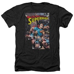 Superman - Mens Action One Heather T-Shirt