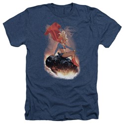 Superman - Mens Ride It Out Heather T-Shirt