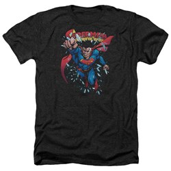 Superman - Mens Old Man Kal Heather T-Shirt