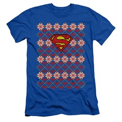 Superman - Mens Superman Christmas Sweater Slim Fit T-Shirt