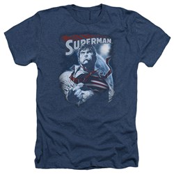 Superman - Mens Honor And Protect Heather T-Shirt