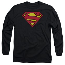 Superman - Mens Classic Logo Long Sleeve T-Shirt