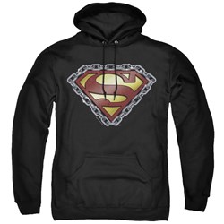 Superman - Mens Chained Shield Hoodie