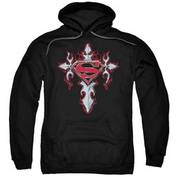 Superman - Mens Gothic Steel Logo Hoodie