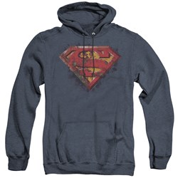 Superman - Mens Rusted Shield Hoodie