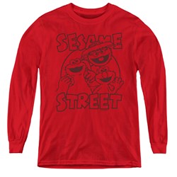 Sesame Street - Youth Group Crunch Long Sleeve T-Shirt