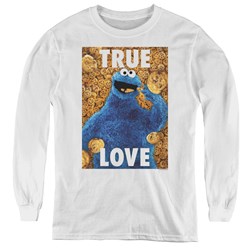 Sesame Street - Youth Beautiful Cookies Long Sleeve T-Shirt