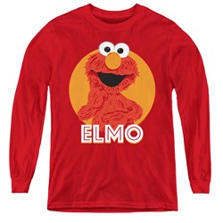 Sesame Street - Youth Elmo Scribble Long Sleeve T-Shirt