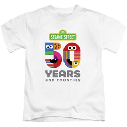 Sesame Street - Youth 50 Years Logo T-Shirt