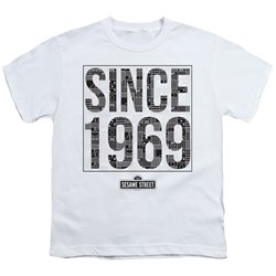 Sesame Street - Youth Since 1969 Pattern T-Shirt