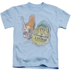 Sun Records - Rockin' Rooster Little Boys T-Shirt In Light Blue