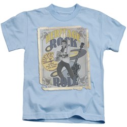 Sun Records - Heritage Of Rock Poster Little Boys T-Shirt In Light Blue