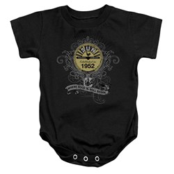 Sun Records - Rockin' Scrolls Infant T-Shirt In Black