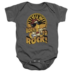 Sun Records - Born To Rock Infant T-Shirt In Charcoal