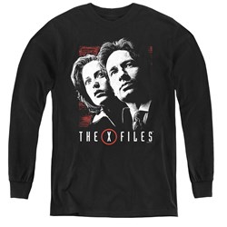 X-Files - Youth Mulder & Scully Long Sleeve T-Shirt