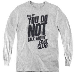 Fight Club - Youth Rule 1 Long Sleeve T-Shirt