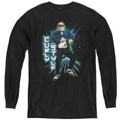 Three Stooges - Youth Curly Style Long Sleeve T-Shirt