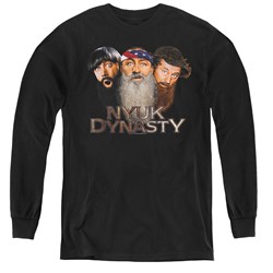 Three Stooges - Youth Nyuk Dynasty 2 Long Sleeve T-Shirt