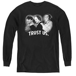 Three Stooges - Youth Turst Us Long Sleeve T-Shirt
