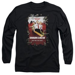 Shaun Of The Dead - Mens Poster Long Sleeve Shirt In Black