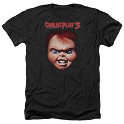 Childs Play 3 - Mens Chucky Heather T-Shirt