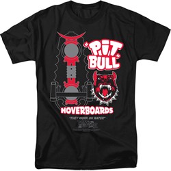 Back To The Future Ii - Mens Pit Bull T-Shirt In Black