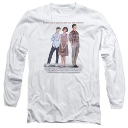 Sixteen Candles - Mens Poster Long Sleeve Shirt In White